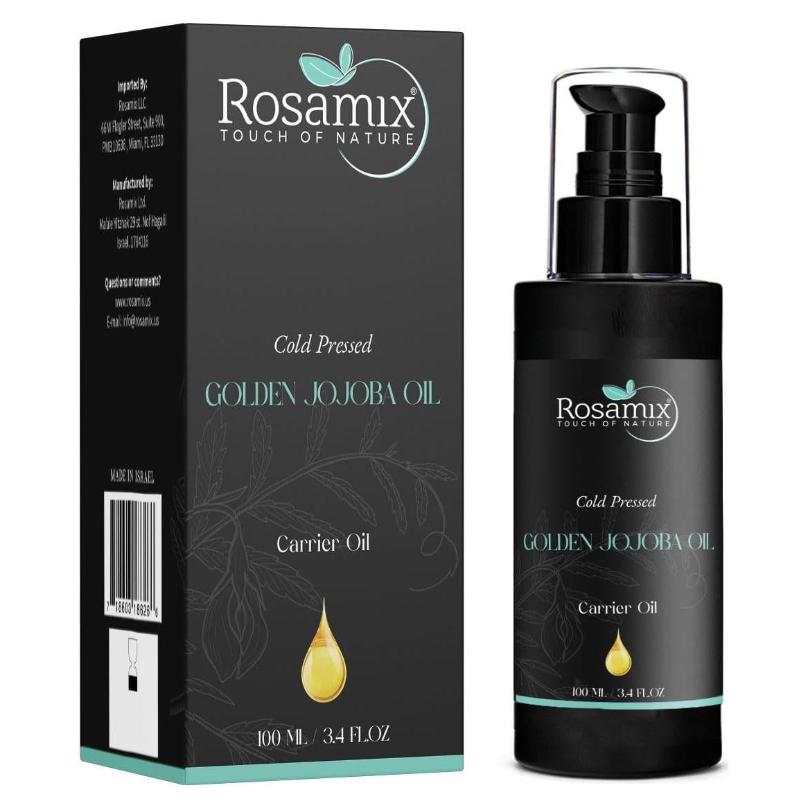 Aceite de Jojoba 100% Puro Rosamix - Hidratante 287g