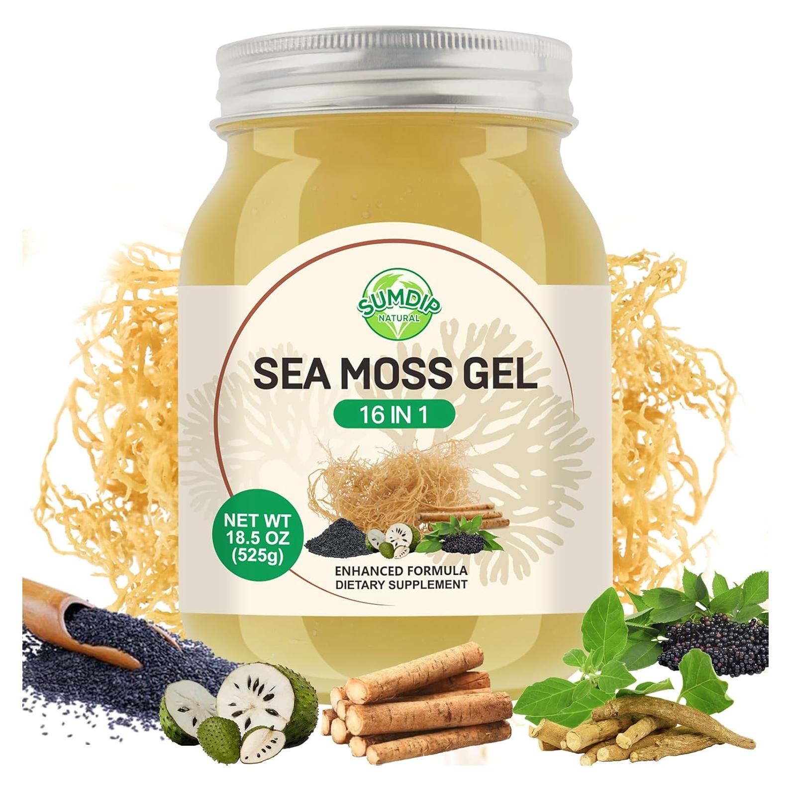 Gel de Musgo Marino 16 en 1 SumDIP 548.83ml - Natural y Sin OGM