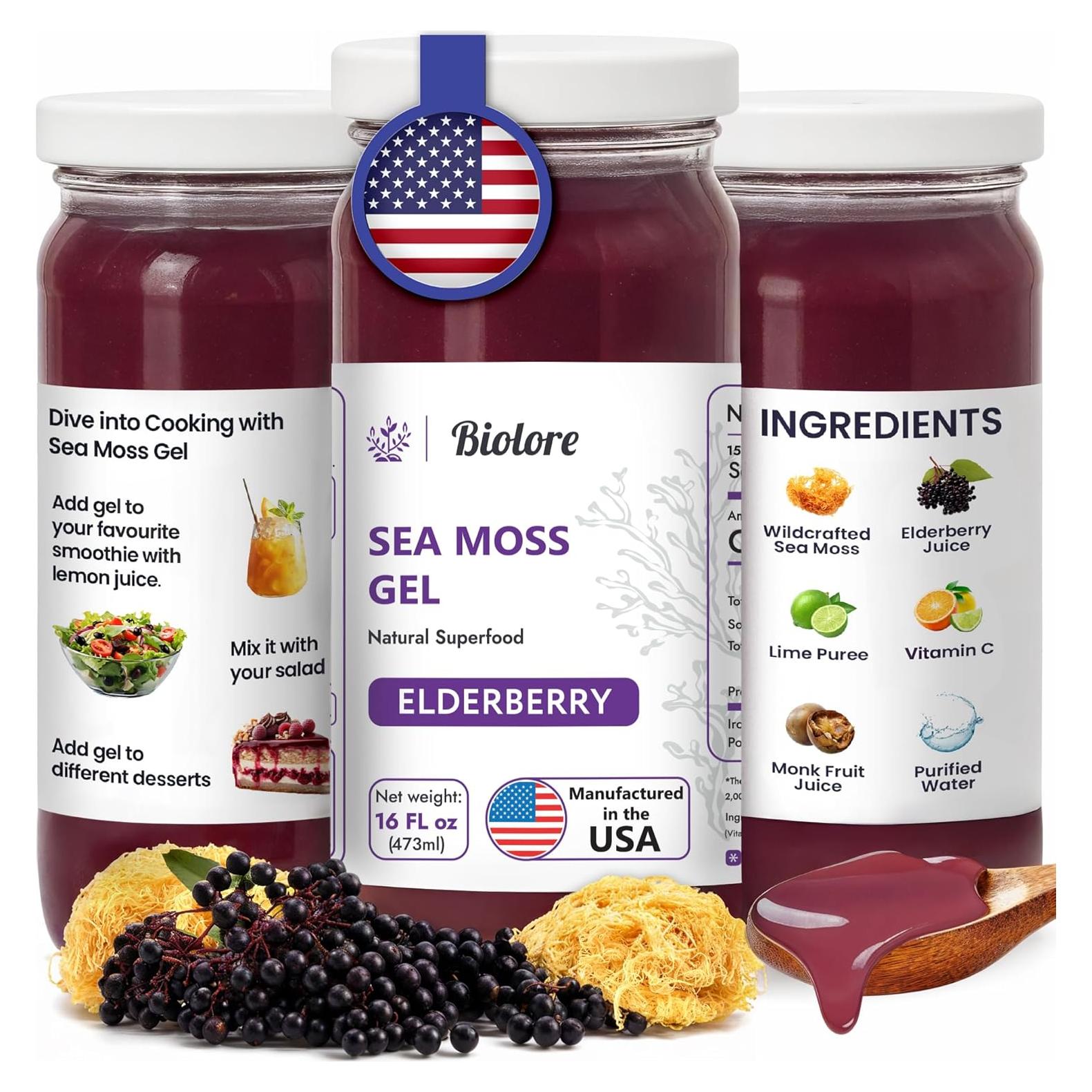 Gel de Musgo Marino Biolore 16oz - Superalimento Vegano