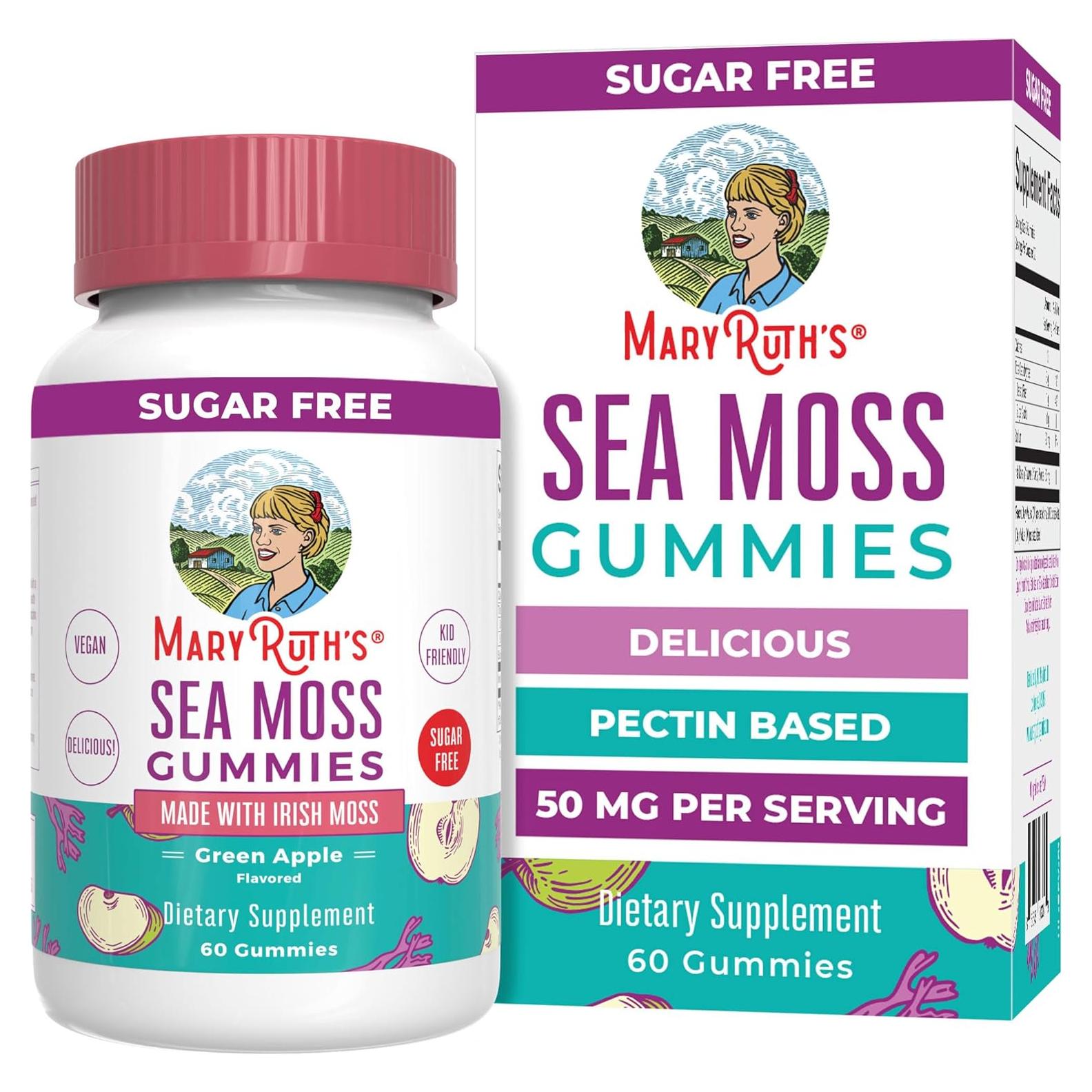 Gominolas Veganas MaryRuth con Musgo Irlandés 60 Unidades