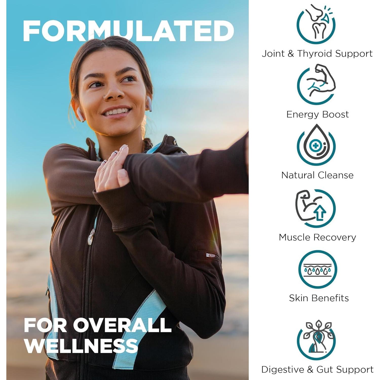 Nutrivein Musgo Marino Orgánico 1600mg 120 Cápsulas Veganas