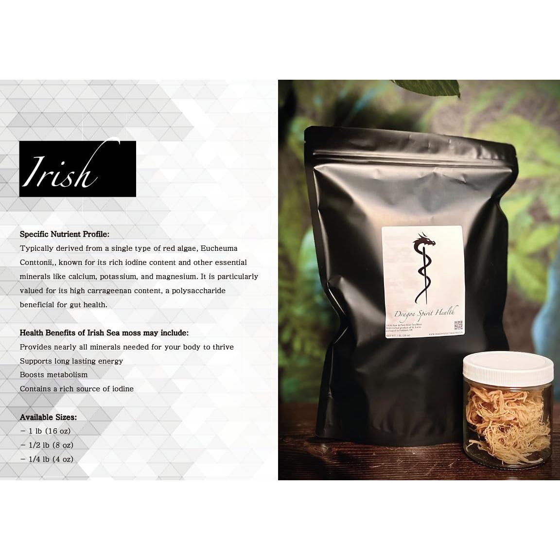 Musgo Marino Irlandés 100% Natural Dragon Spirit 113g