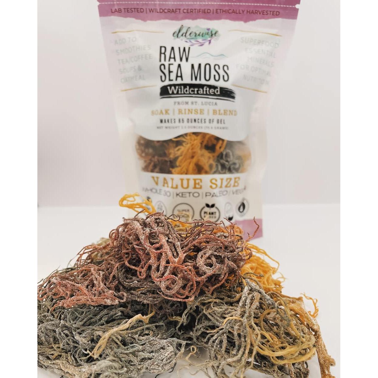 Musgo Marino Crudo Elderwise Organics 70.87 g - Gel Natural 1.89 L