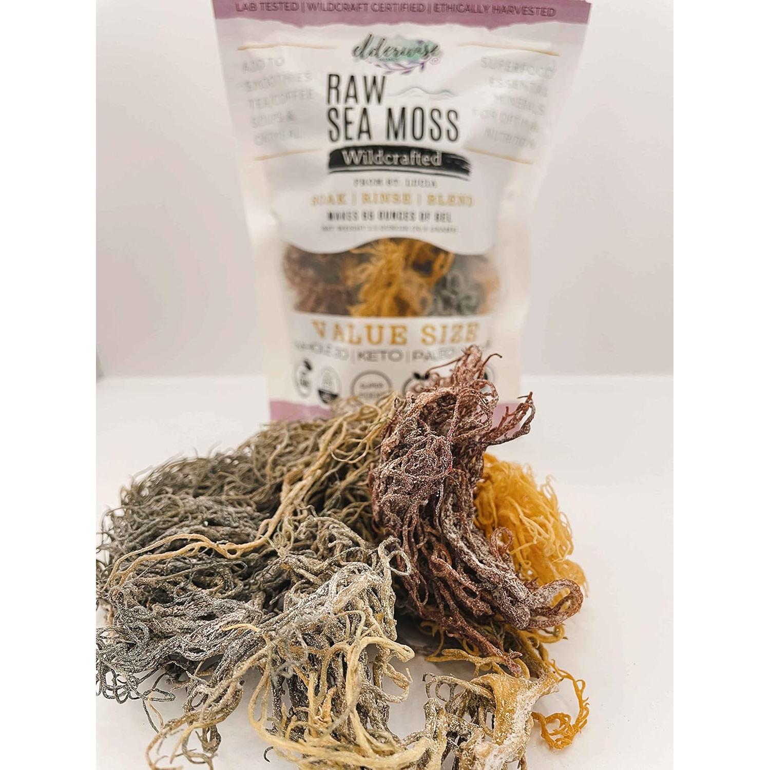 Musgo Marino Crudo Elderwise Organics 70.87 g - Gel Natural 1.89 L