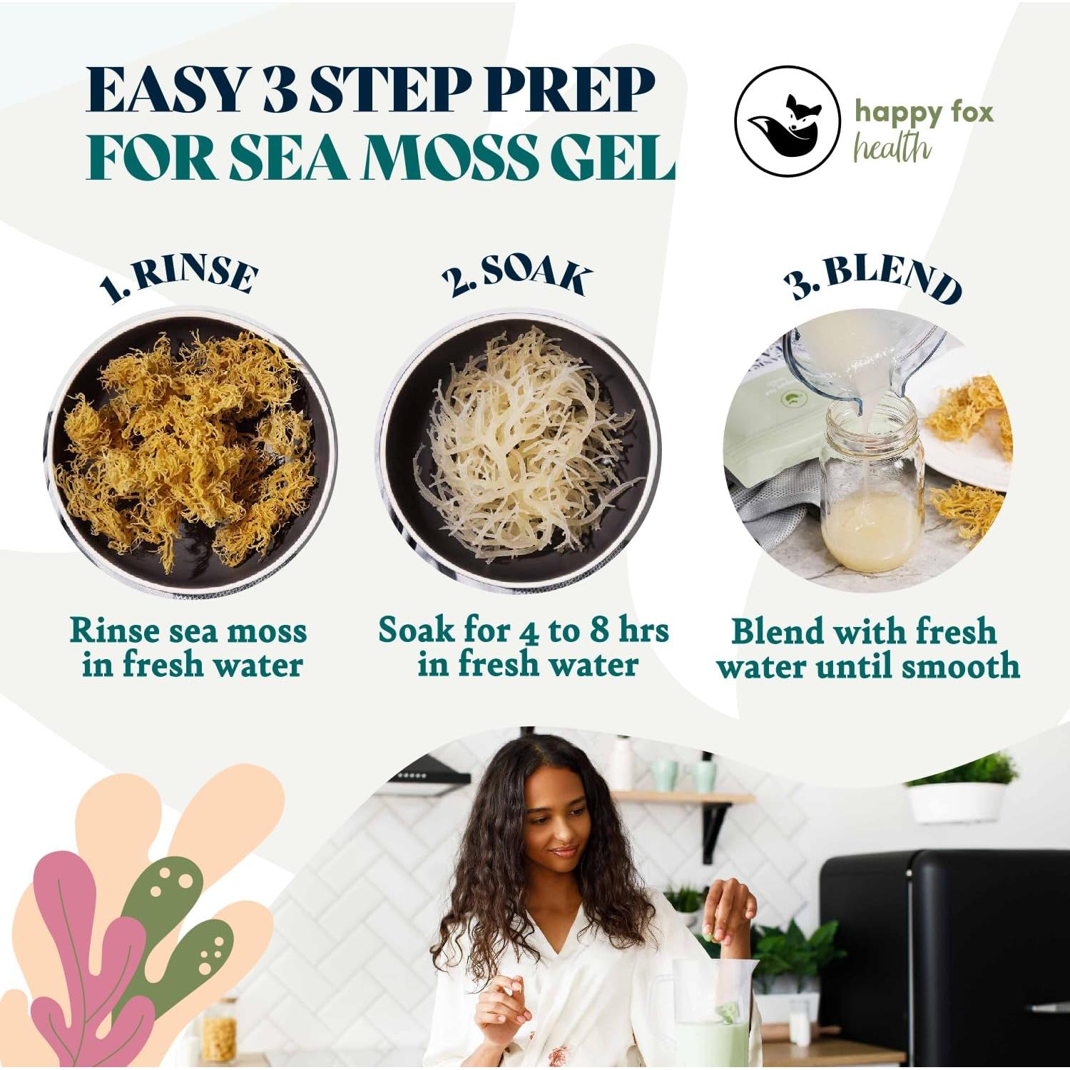 Musgo Marino Orgánico Crudo Happy Fox 100g - Superalimento