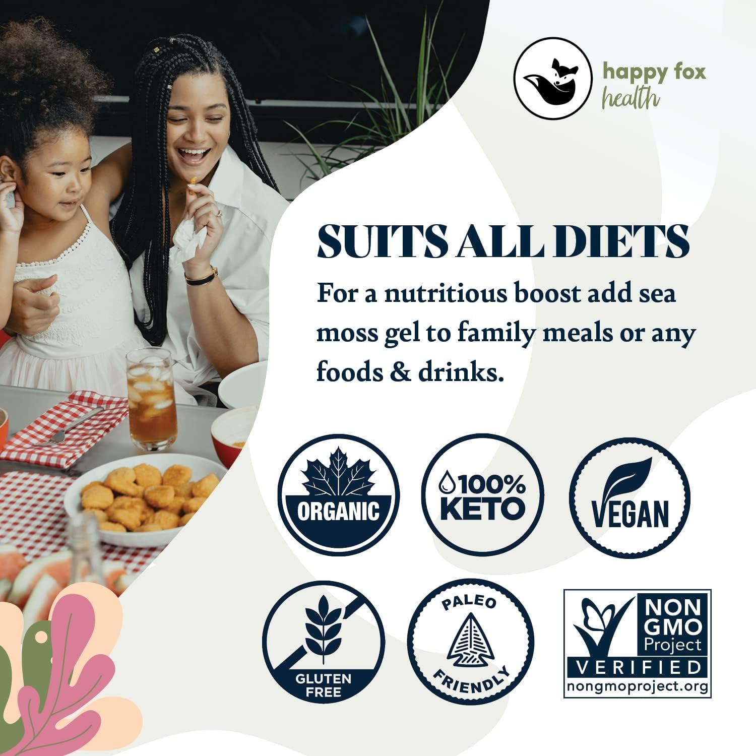 Musgo Marino Orgánico Crudo Happy Fox 100g - Superalimento