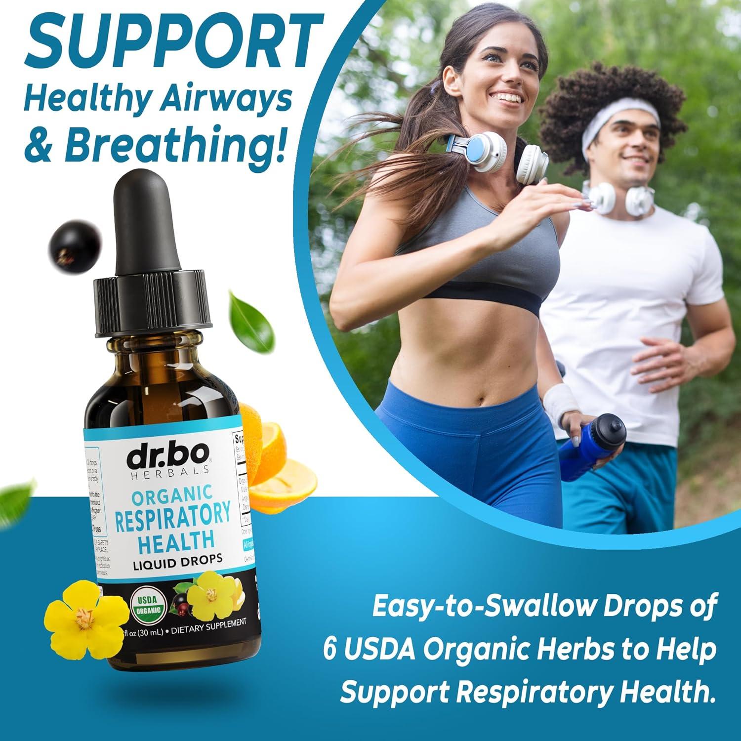 Gotas Detox de Pulmón Dr. BO 30 ml - Suplemento Respiratorio Orgánico