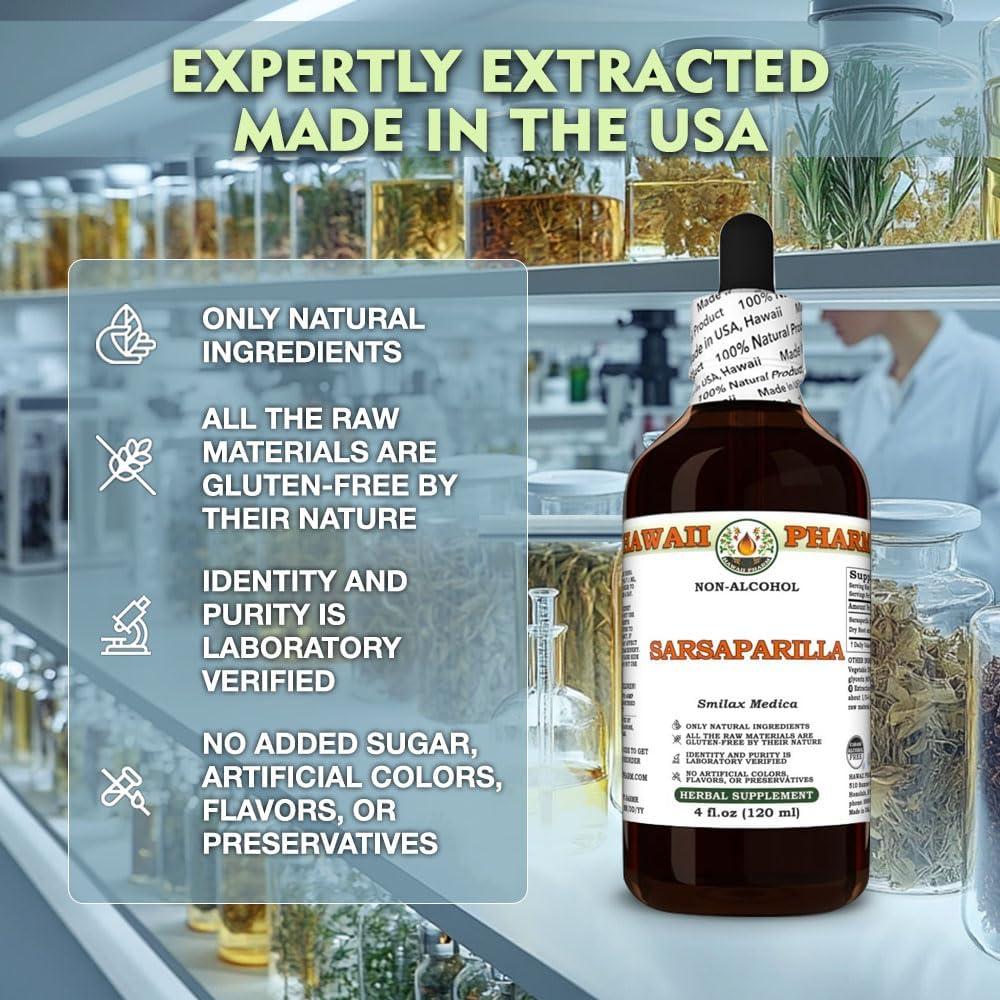 Extracto de Sarsaparilla Sin Alcohol Hawaii Pharm 59 ml