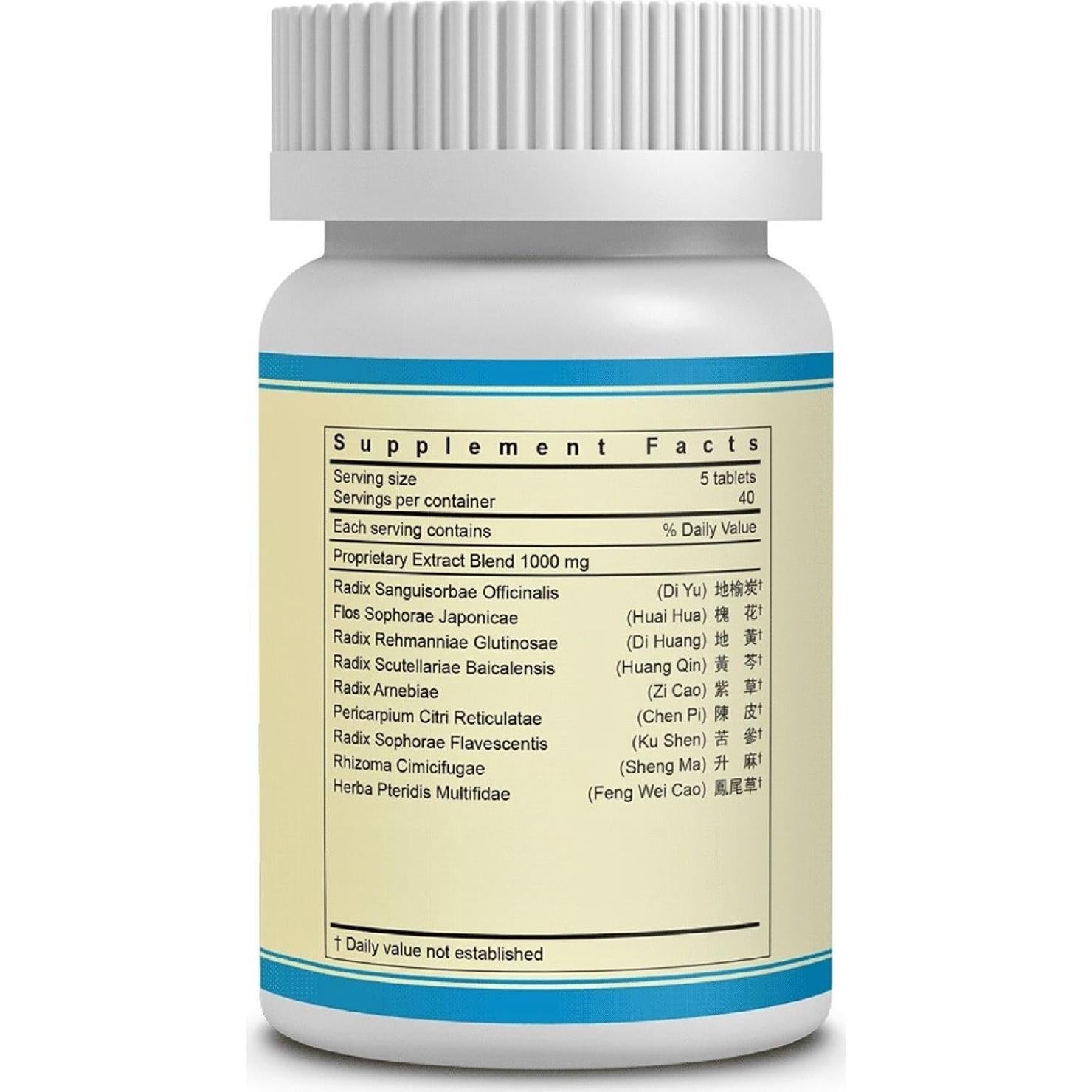 ActiveHerb Hua Zhi Pian 200 mg 200 Tabletas para Hemorroides