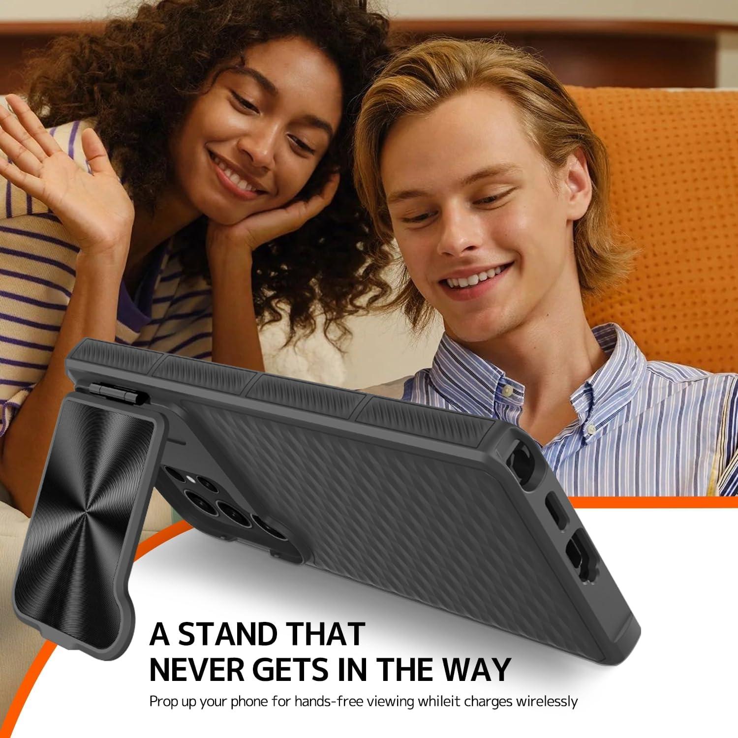 Funda NINKI para Samsung Galaxy S25 Ultra 5G con Soporte y Lente