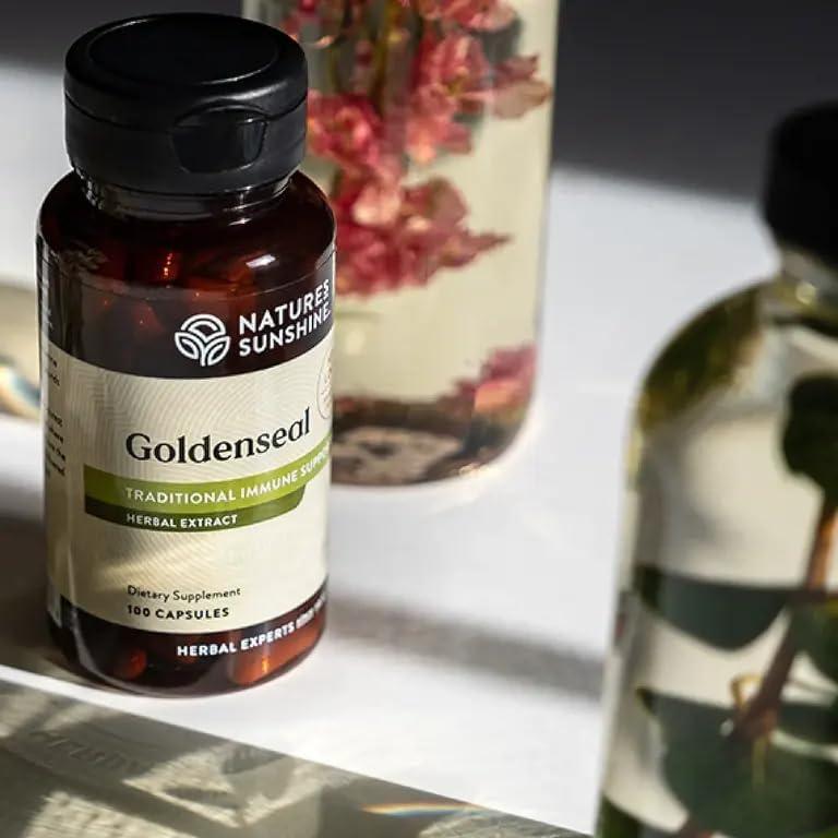 Sello Dorado Nature's Sunshine 100 Cápsulas 85g Inmunidad