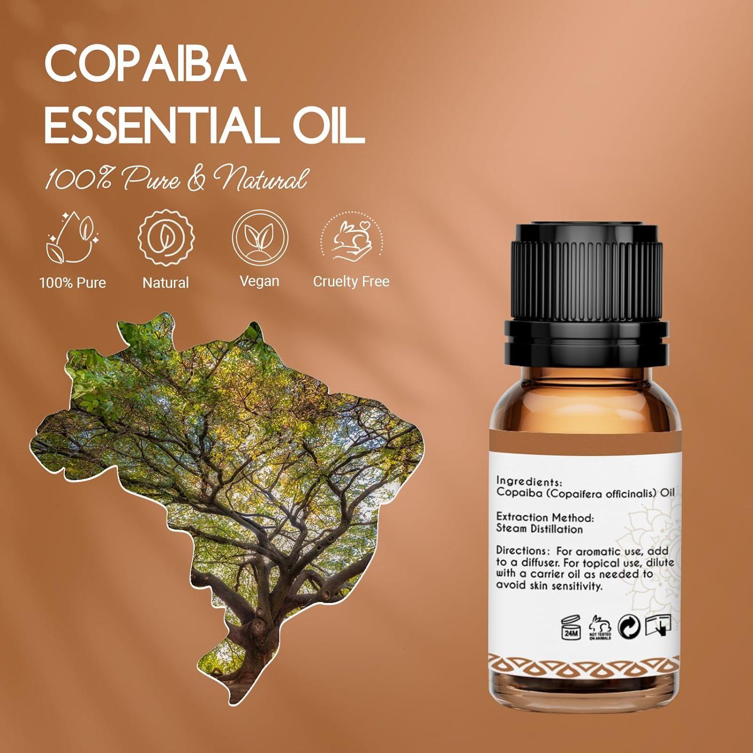 Aceite Esencial de Copaiba 10 ml LOTUSJOY - Grado Terapéutico