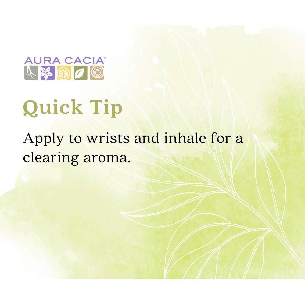 Aura Cacia Eucalipto Roll-On 9.2 ml - Aceite Esencial Puro