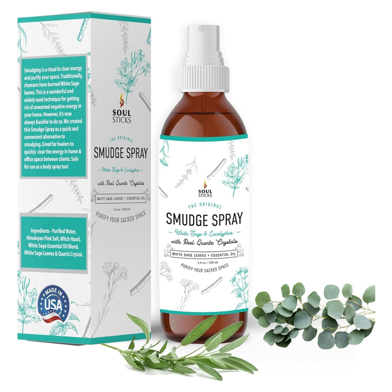 Spray de Salvia Blanca y Eucalipto Soul Sticks 100ml Energía