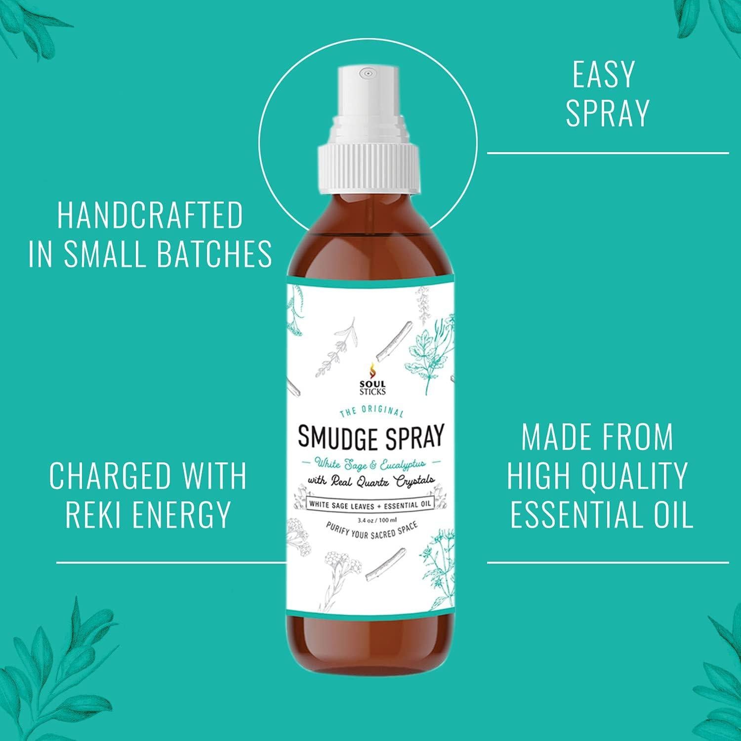 Spray de Salvia Blanca y Eucalipto Soul Sticks 100ml Energía