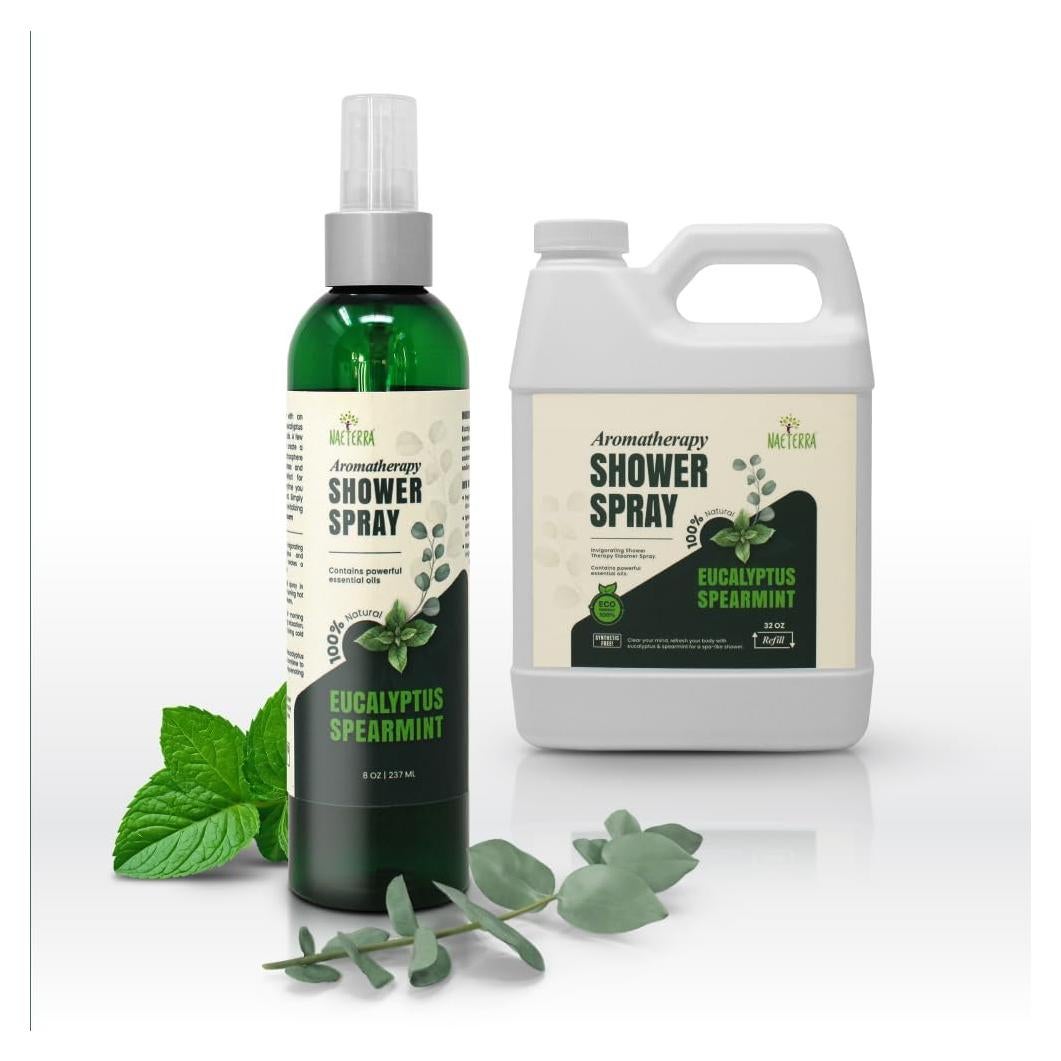 Spray de Ducha Aromaterapia Naeterra 40oz Eucalipto y Menta