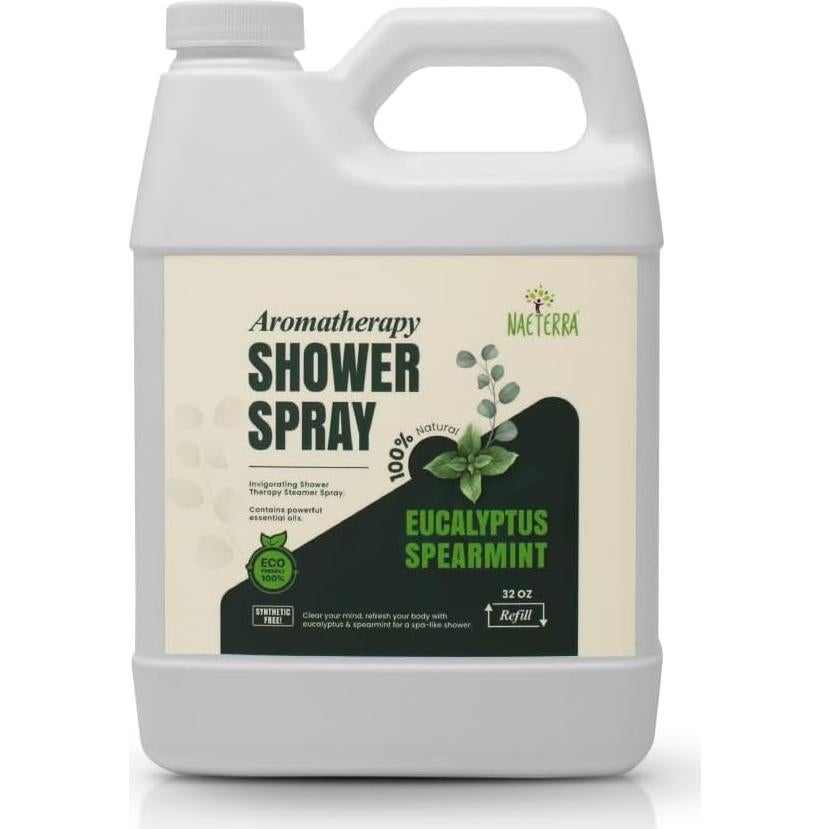 Spray de Ducha Aromaterapia Naeterra 40oz Eucalipto y Menta