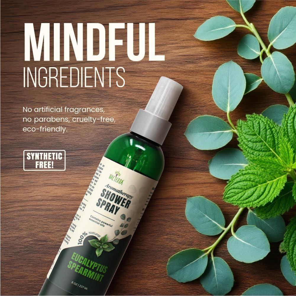 Spray de Ducha Aromaterapia Naeterra 40oz Eucalipto y Menta