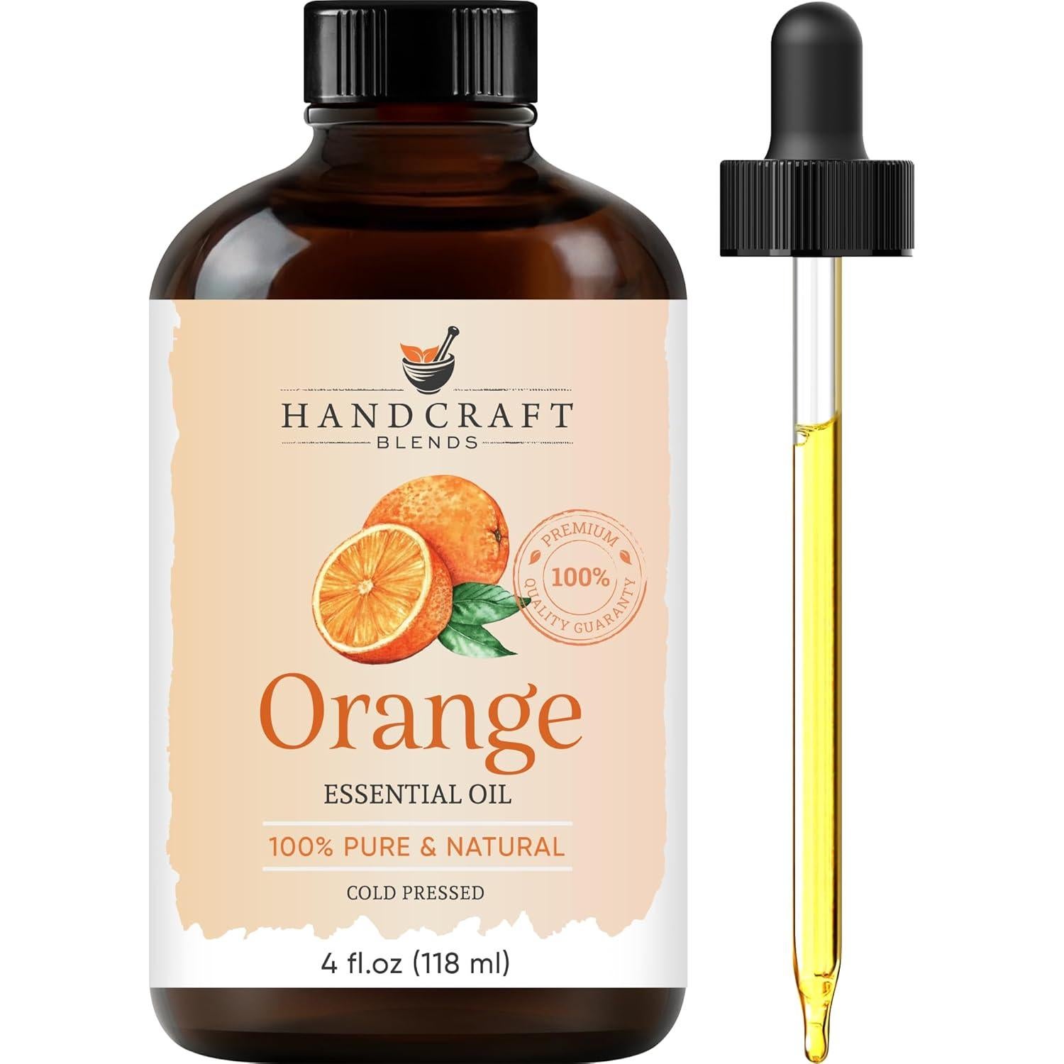 Aceite Esencial Puro Handcraft 118 ml Naranja, Eucalipto, Lavanda