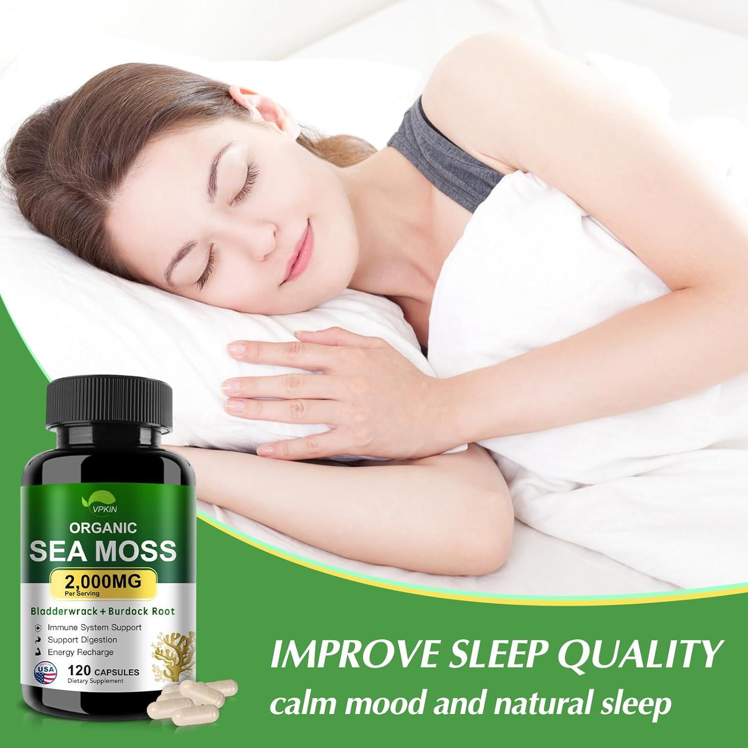 Cápsulas de Musgo Marino Irlandés VPKIN 2000mg 120 Unidades