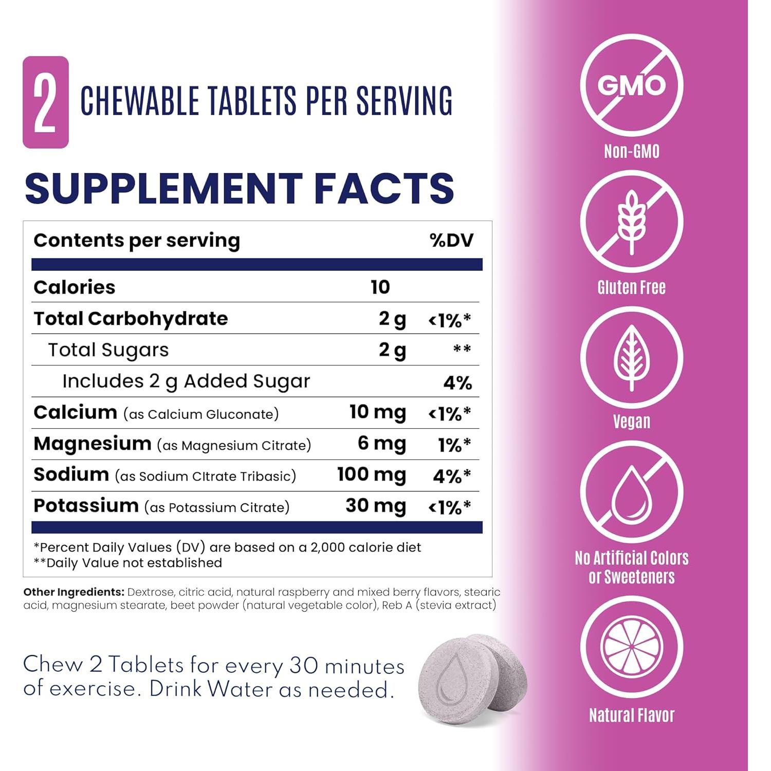 Gominolas Electrolíticas SaltStick 60 Unidades Bayas Mixtas