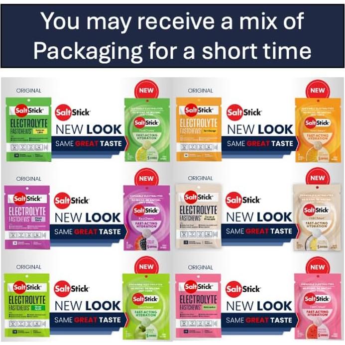 Tabletas de Electrolitos Masticables SaltStick - 120 Contenidos