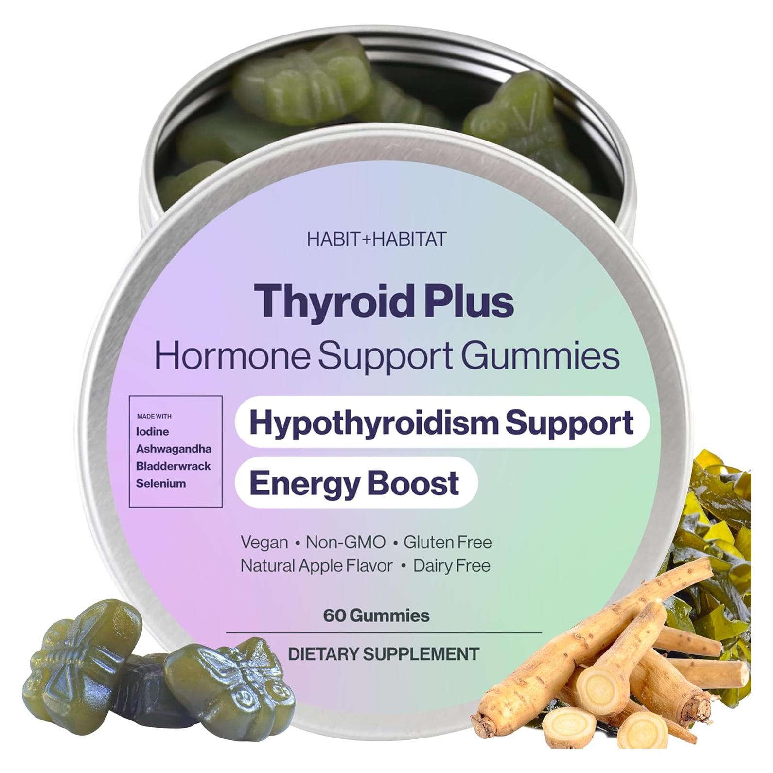 Gomitas Suplemento Tiroides Habit + Habitat 209g - Ashwagandha