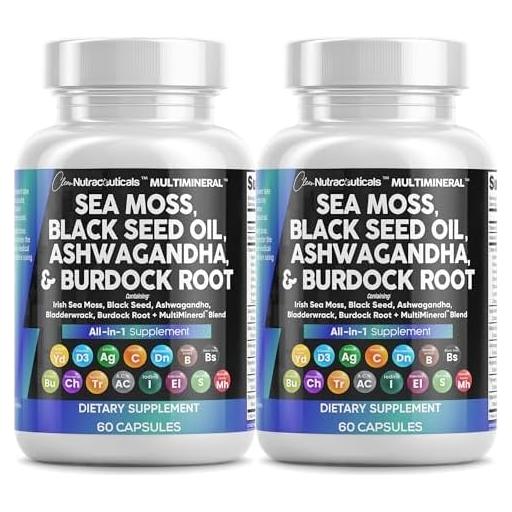 Suplemento Clean Nutraceuticals Musgo Marino 15 Ingredientes