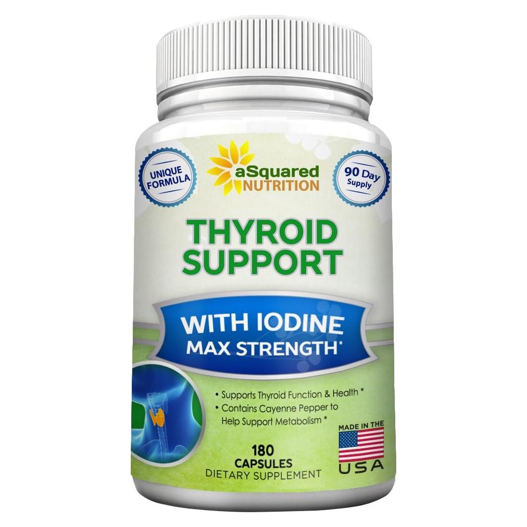 Suplemento para Tiroides aSquared Nutrition 180 Cápsulas