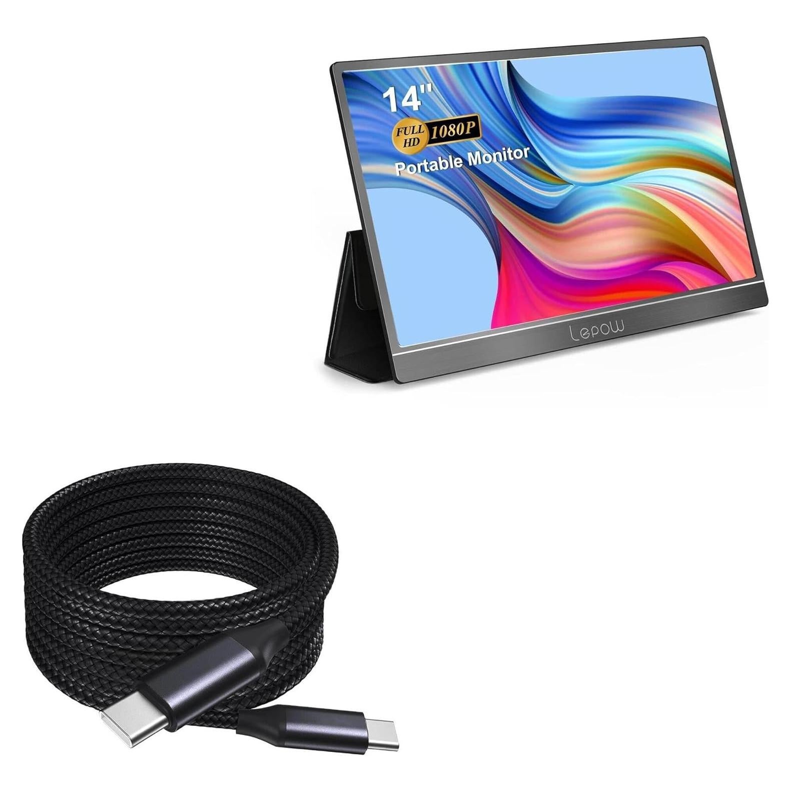 Cable BoxWave USB-C a USB-C 3m 100W para Lepow H1