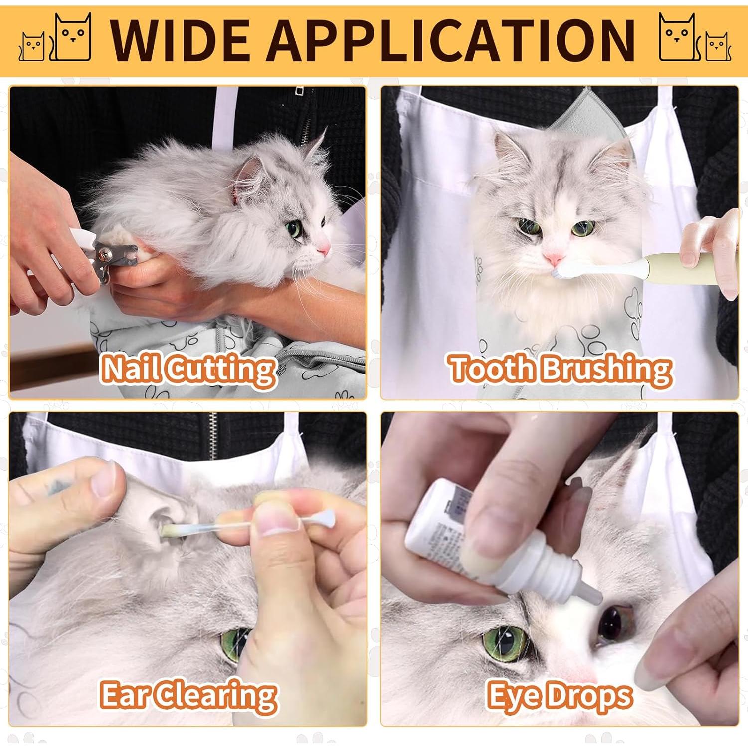 Envoltura Autoadhesiva para Gatos Turesmith 70x70 cm Gris Claro