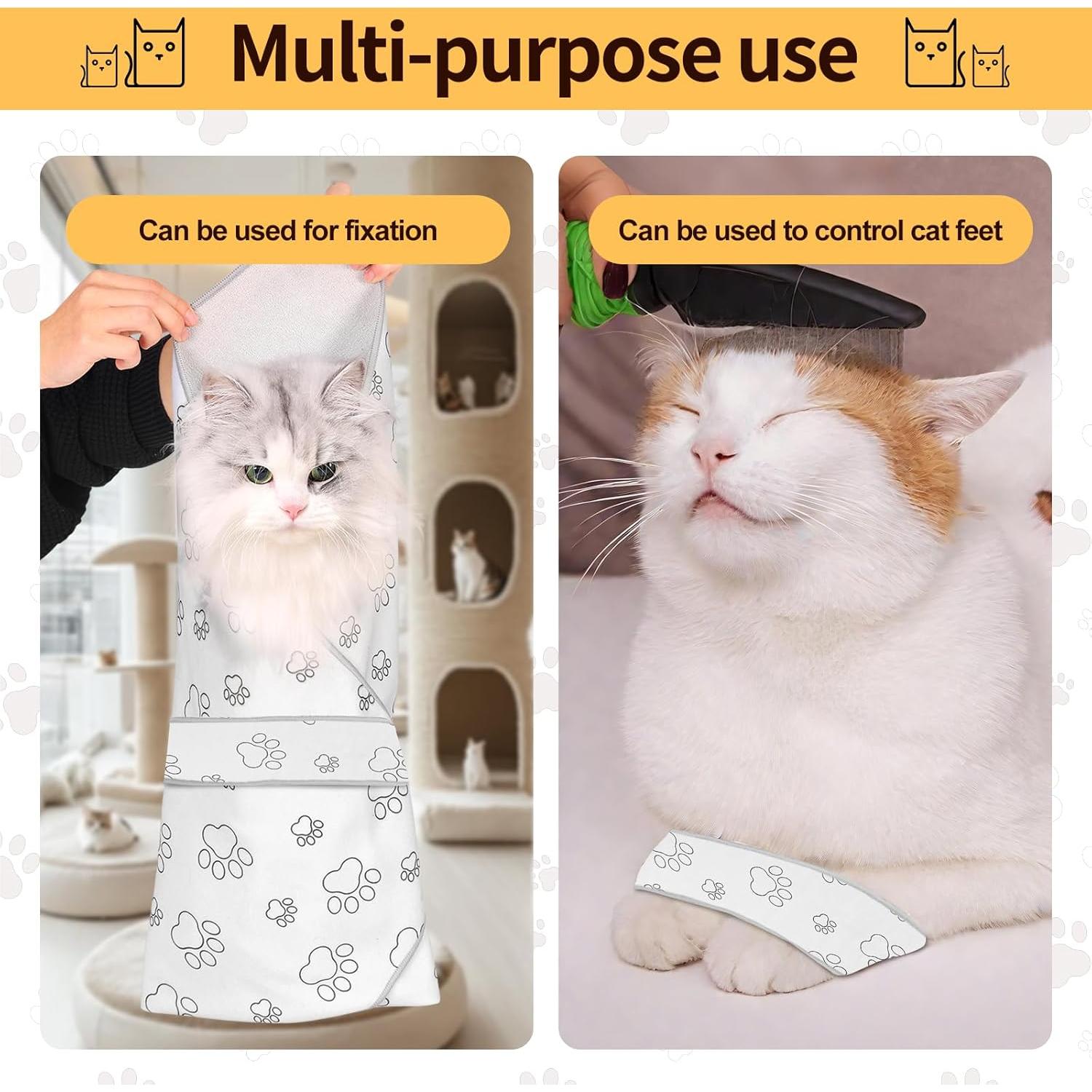 Envoltura Autoadhesiva para Gatos Turesmith 70x70 cm Gris Claro