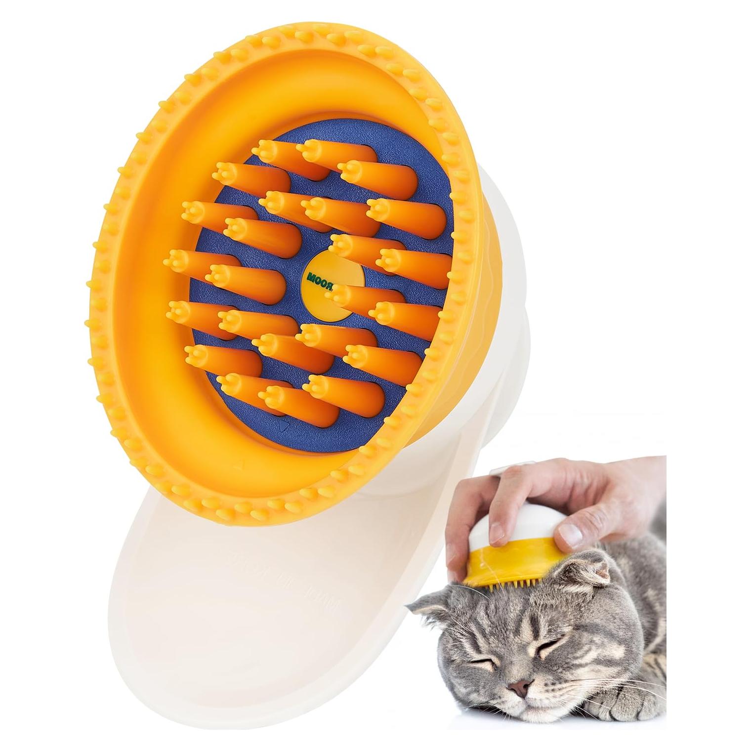 Cepillo de Acicalamiento Suave BMSMILE para Gatos y Perros