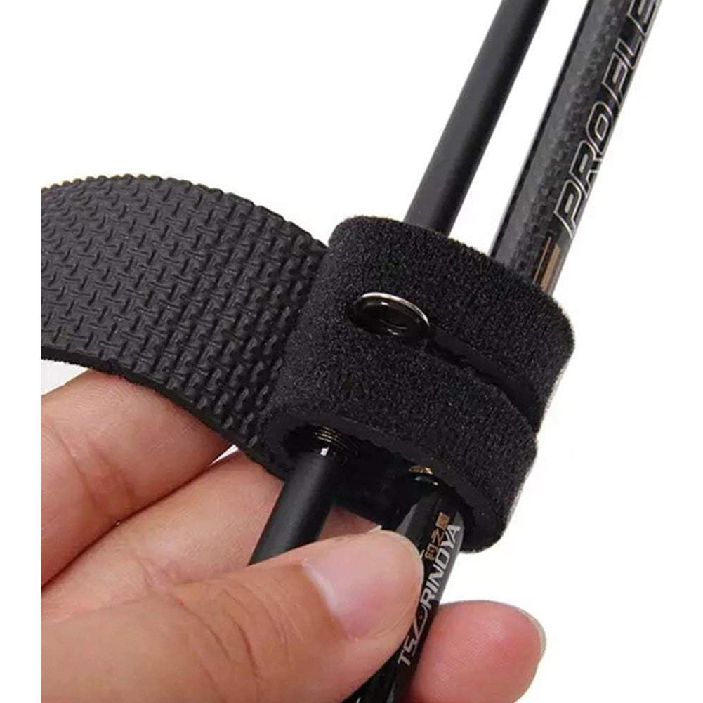 Correas Elásticas para Varas de Pesca 10 pcs Nylon Ajustables