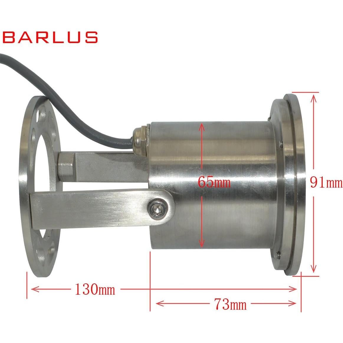 Cámara Submarina Barlus 5MP IP68 Acero Inoxidable 304