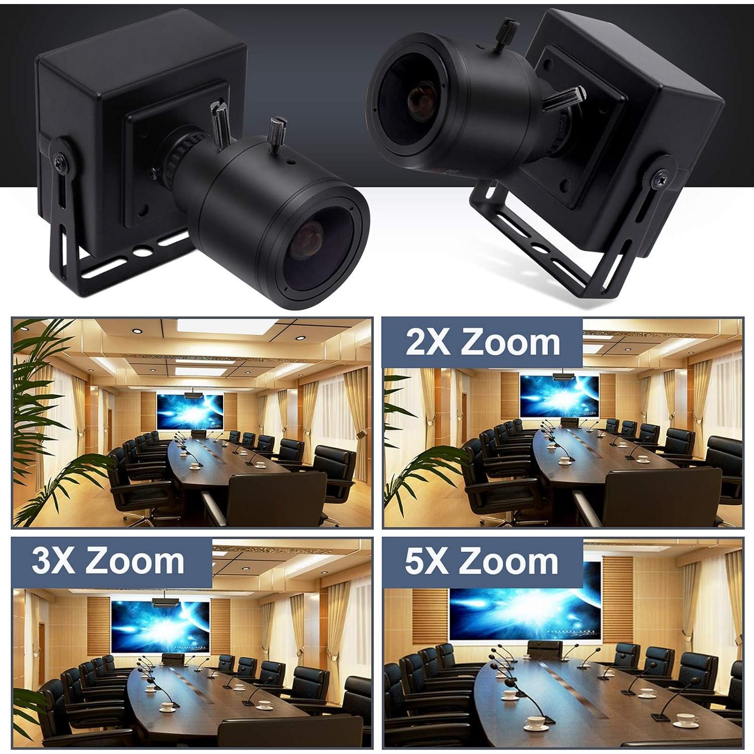 Cámara USB SVPRO FHD 1080P 2MP Zoom Manual 2.8-12mm