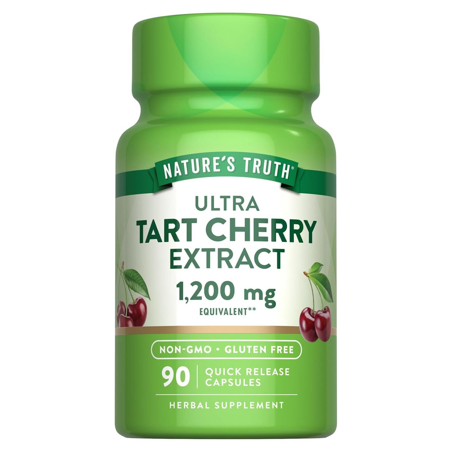 Extracto de Cereza Ácida Nature's Truth 1200 mg 90 Cápsulas
