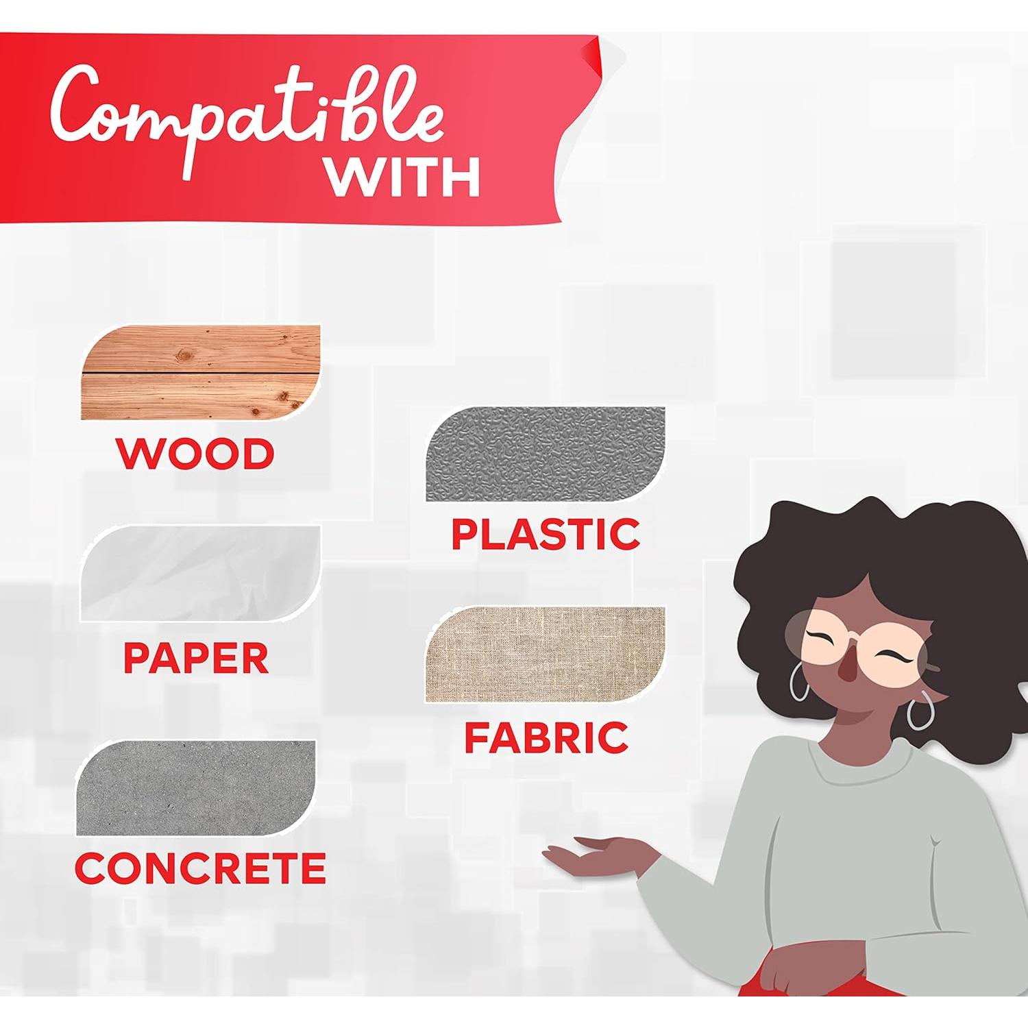 Cinta Doble Cara XFasten 0.64 cm x 18.29 m Paquete de 8