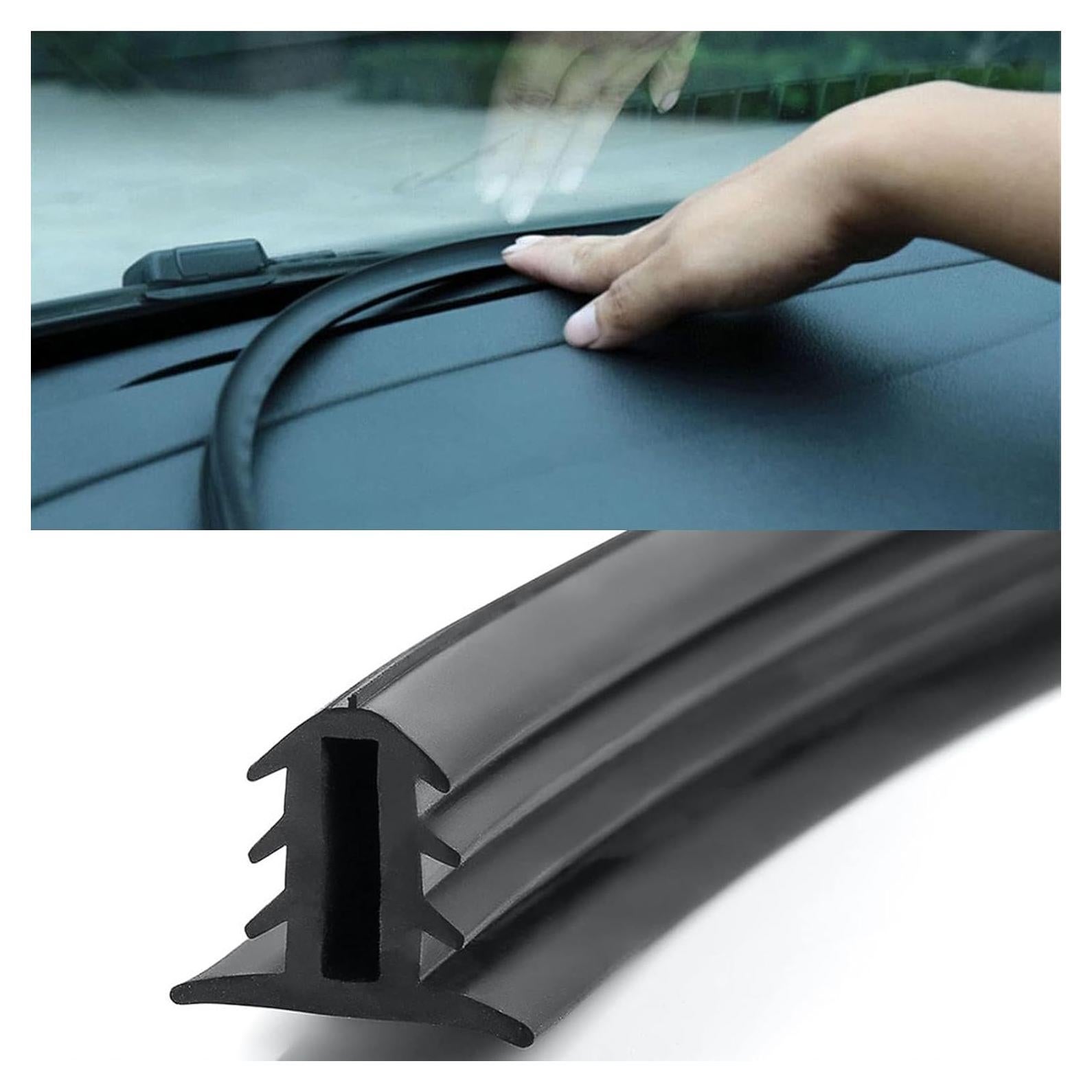 Tira de Sellado de Goma UGSHY 2 Metros para Automóvil Negro