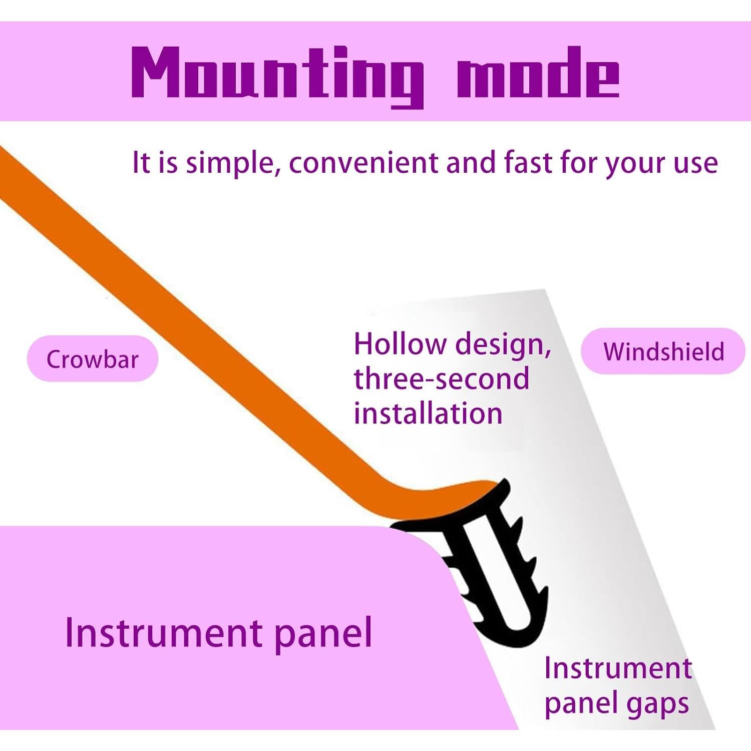 Tira de Sellado de Goma UGSHY 2 Metros para Automóvil Negro
