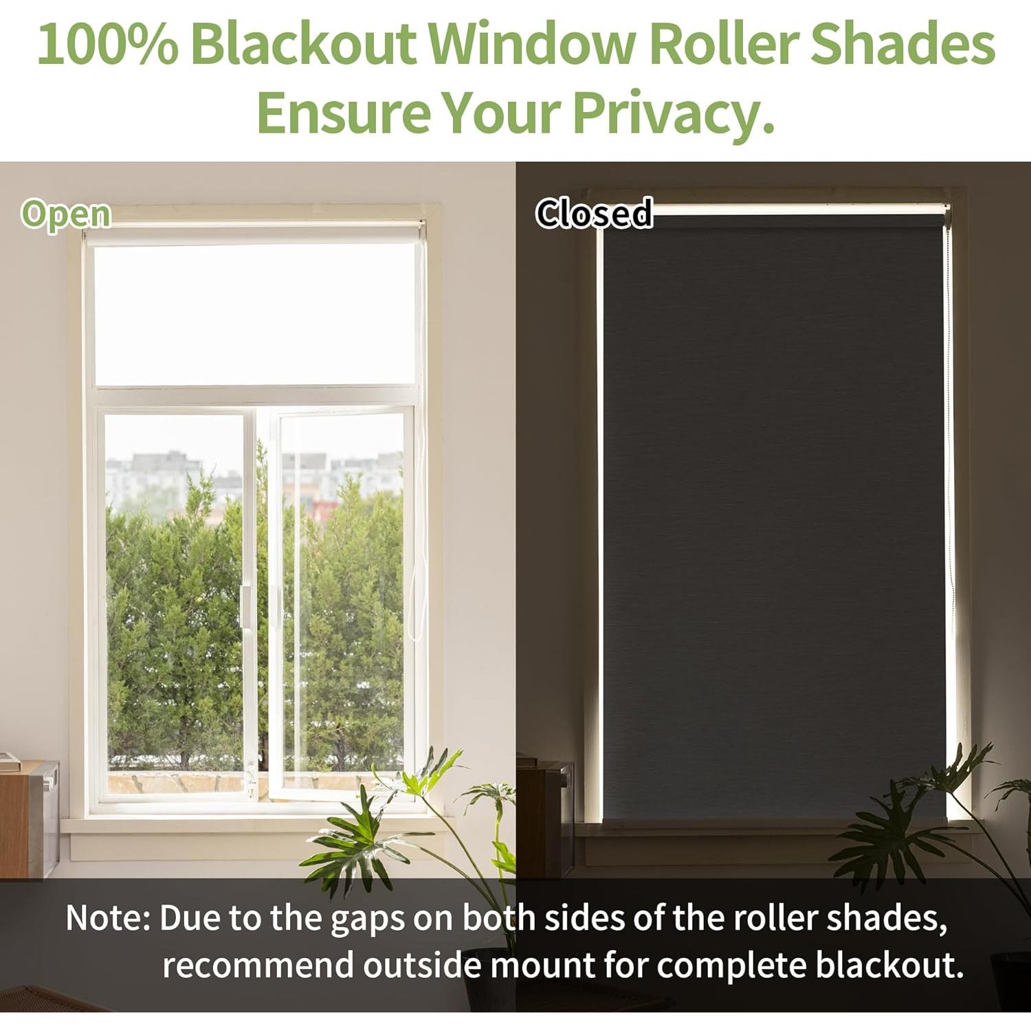 Cortina Roller Opaca Pesalco 58.42x182.88 cm Gris