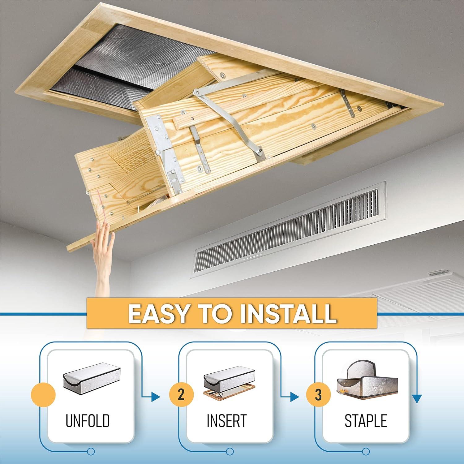 Cubierta Aislante para Escaleras de Ático Dualso 63.5x137.2 cm