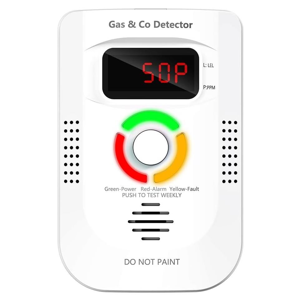 Detector de Gas y Monóxido de Carbono KIMROG WJ-GC960 2 en 1