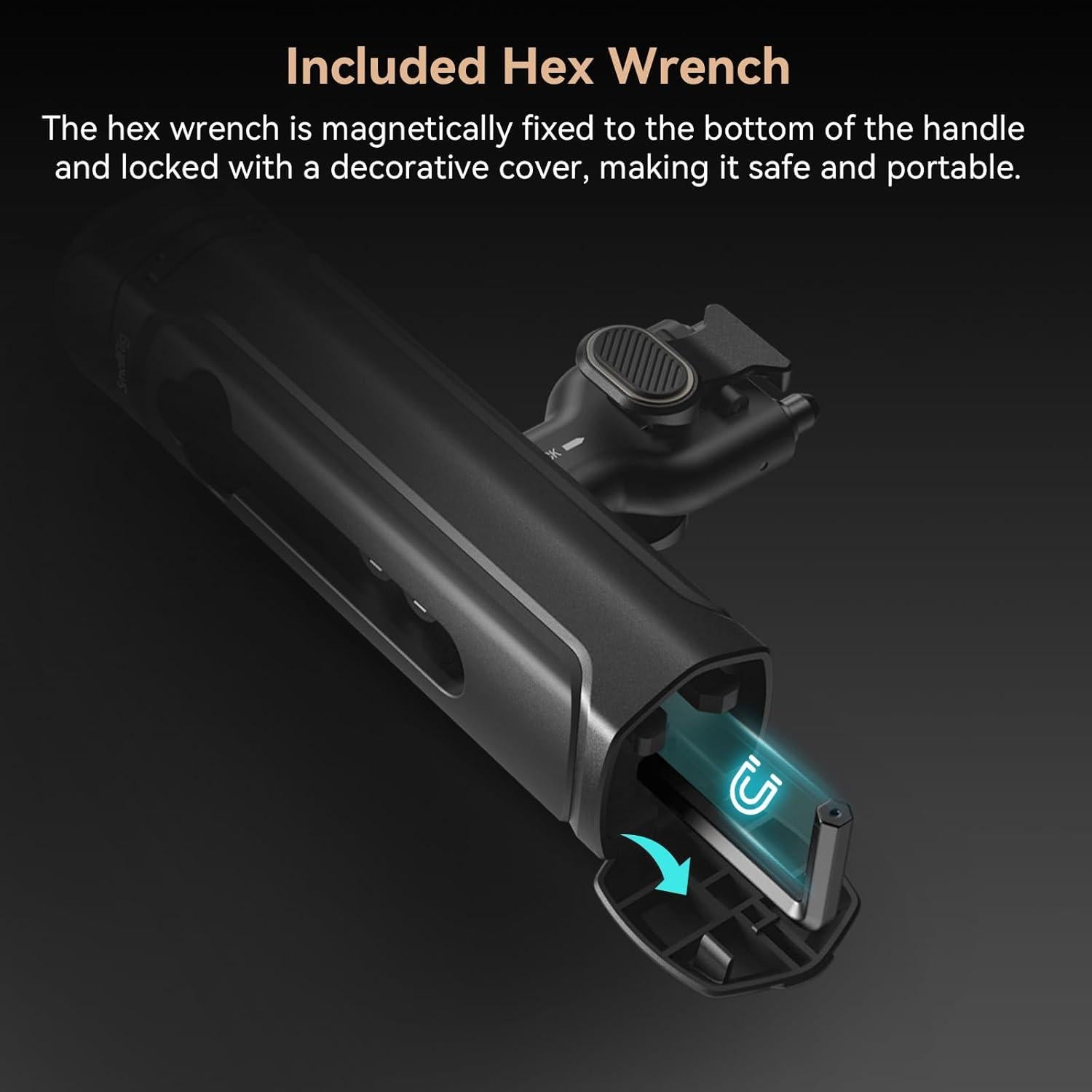 Mango Lateral de Liberación Rápida SmallRig 4403 para Cage Móvil