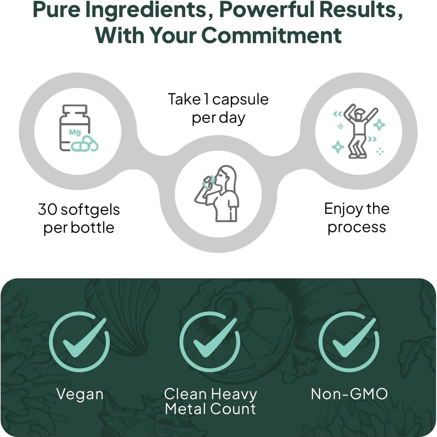 Suplemento Vitamina D3 + K2 Organics Ocean 30 Gel Suaves