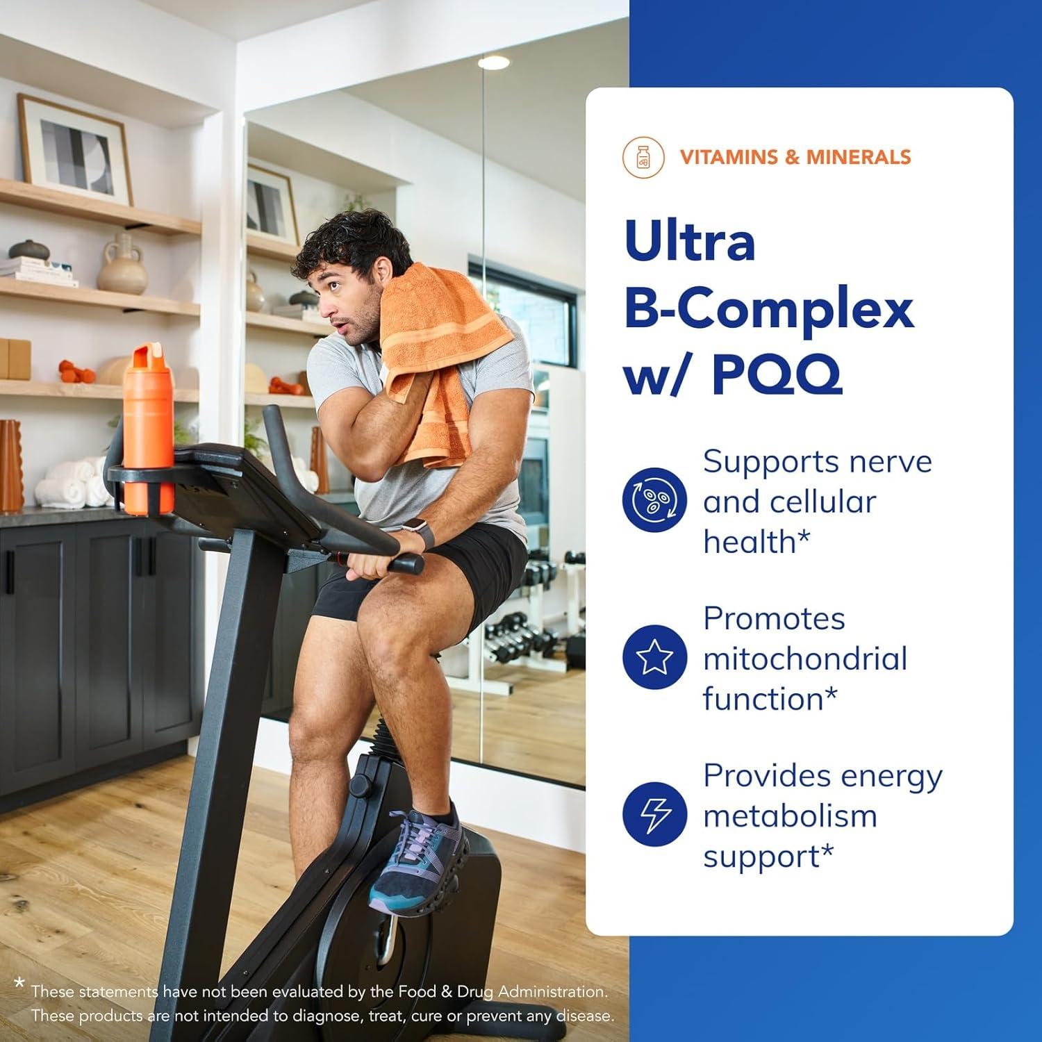 Suplemento Vitamina B Complejo Ultra Pure Encapsulations 60 Cápsulas