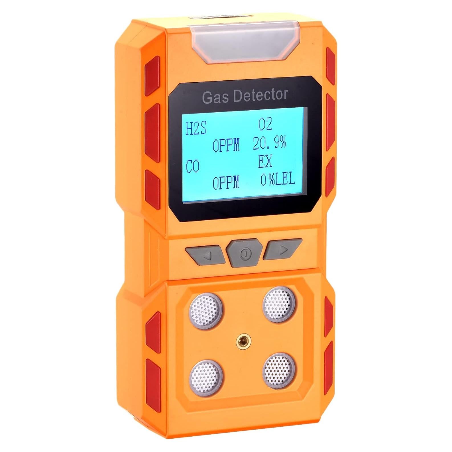 Detector de Gas Portátil Scondaor 4 en 1 con Pantalla LCD