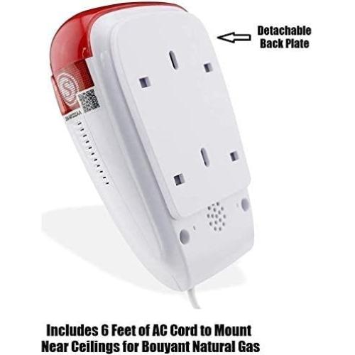 Detector de Fugas de Gas EG - Alarma de Seguridad para Cocina y Camper