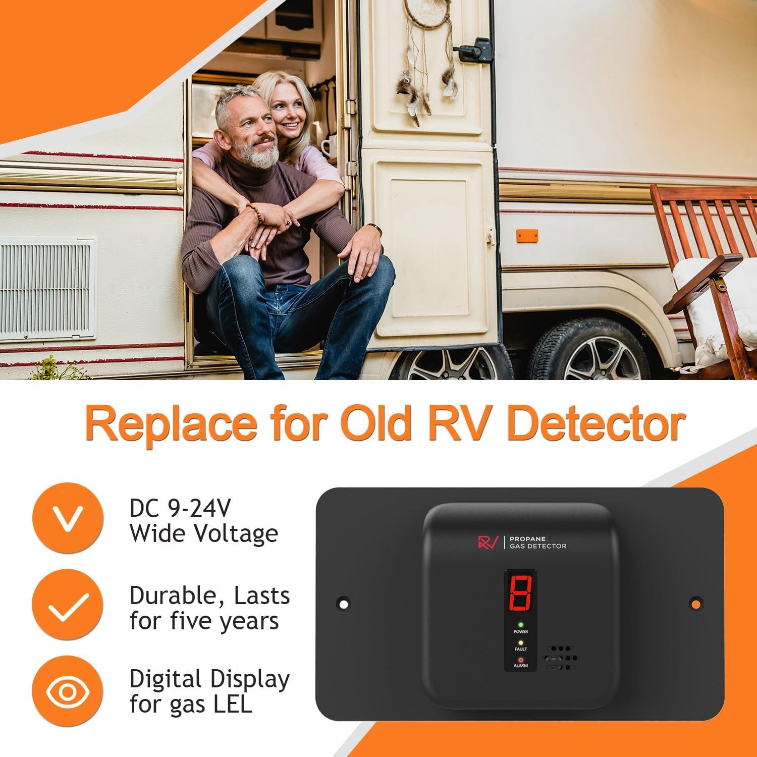 Detector de Gas Propano VITITE R601 Digital para RV 9-24V