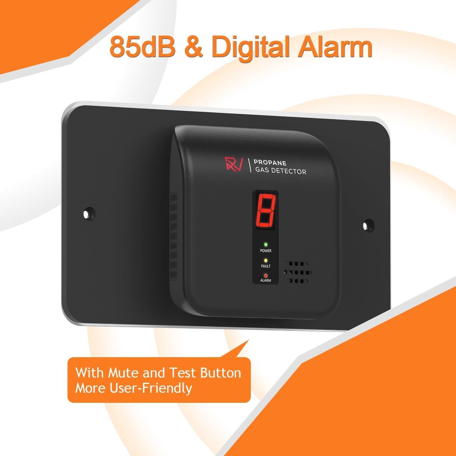 Detector de Gas Propano VITITE R601 Digital para RV 9-24V